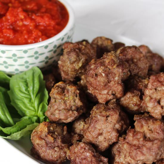 Easy Baked Pantry Meatballs