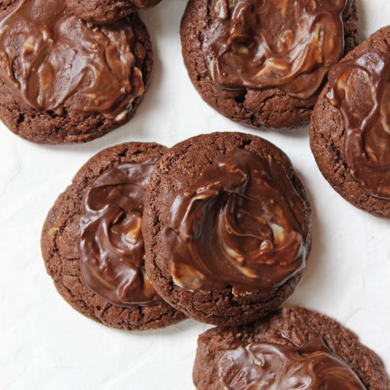 Double Chocolate Andes Mint Cookies