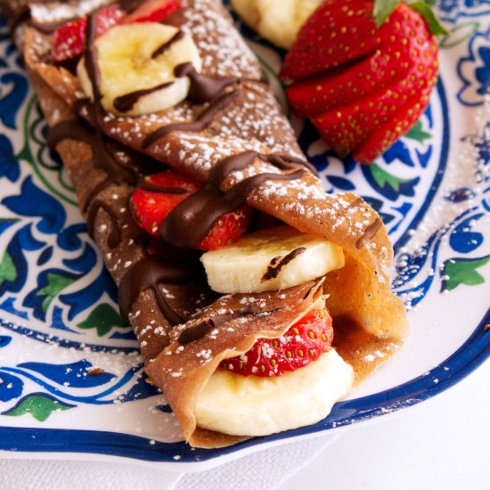 Easy Chocolate Crepe