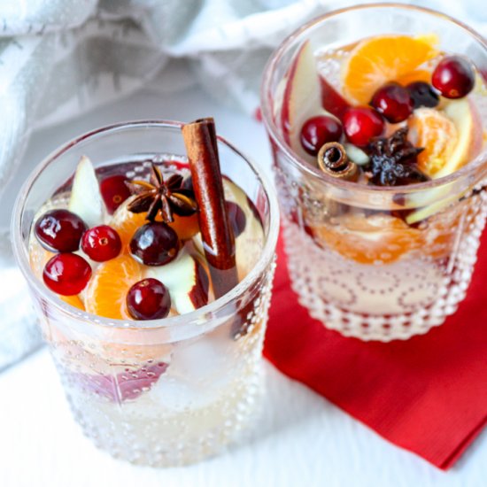 Winter White Sangria