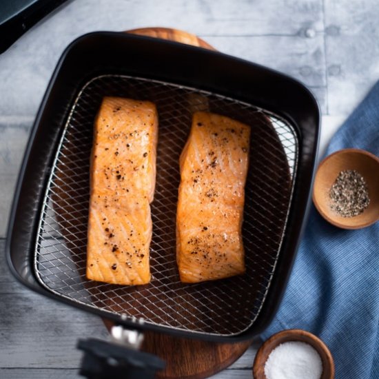 Air Fryer “Baked” Salmon