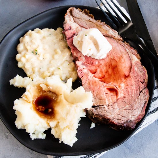 4 ingredient Prime Rib (bone in)