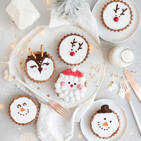 White chocolate tartlets