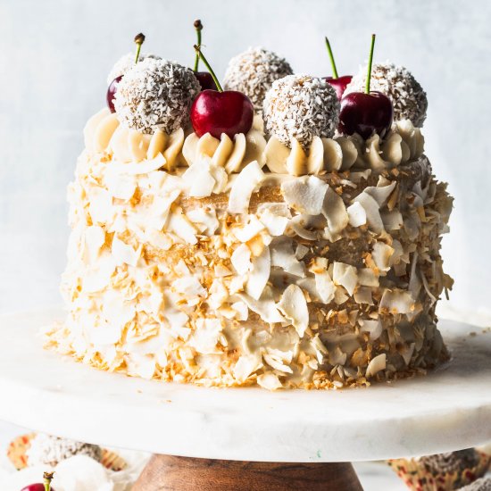 Paleo Vegan Coconut Cake