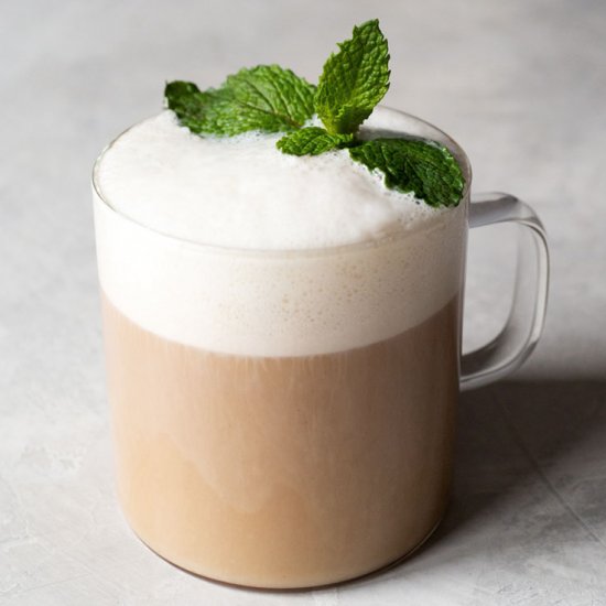 Chocolate Mint Tea Latte