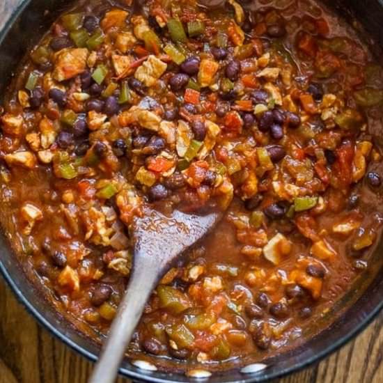 healthy chicken chili