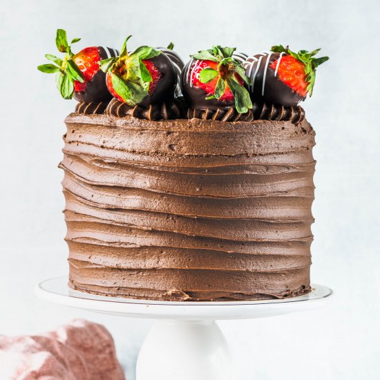 Chocolate Strawberry Cake