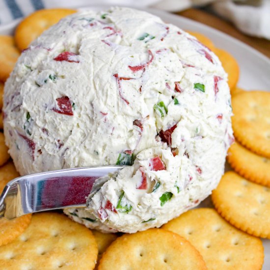 Dried Beef and Onion Cheese Ball