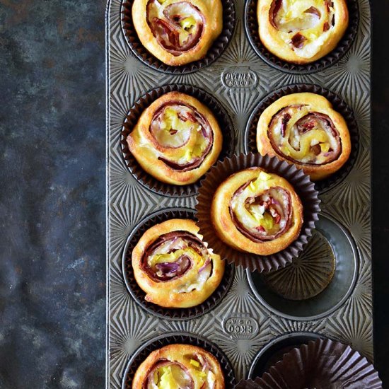 Salami and Cheese Pinwheels