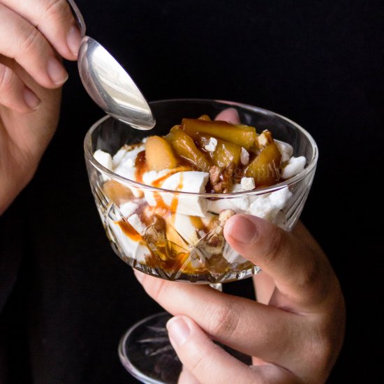 Salted Caramel Apple Eton Mess