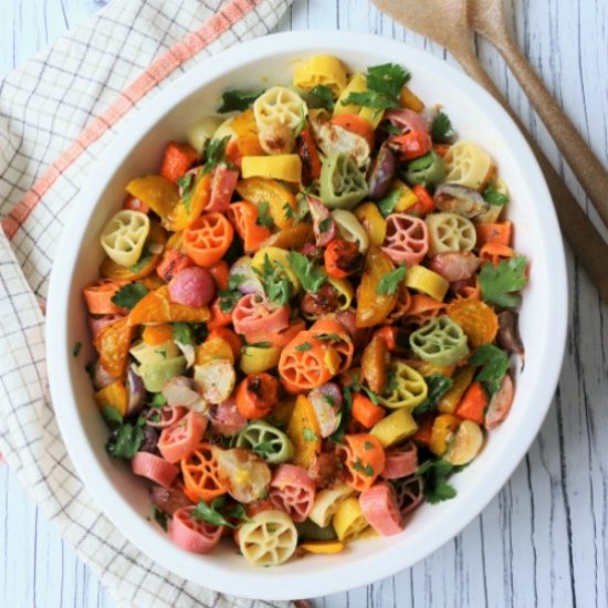 Roasted Roots & Pasta Salad