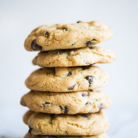 Chewy GF Chocolate Chip Cookies