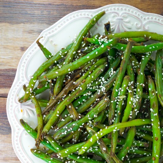 Soy Balsamic Green Beans