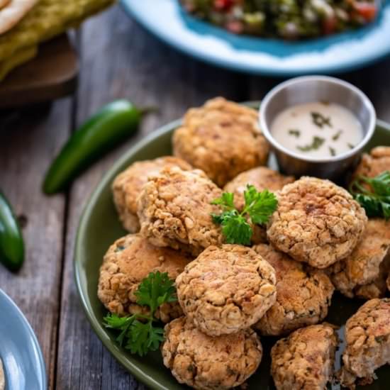 Baked Jalapeno Falafel