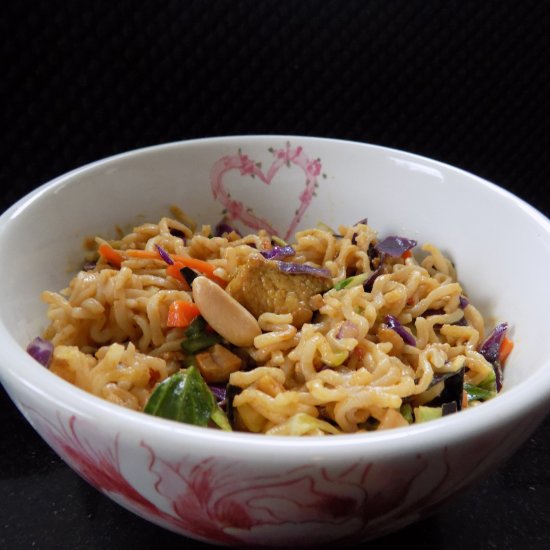 Chicken Peanut Noodles