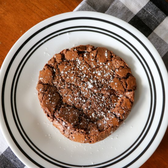 Brownie Crinkle Cookie