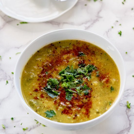 OKRA RED LENTIL SOUP