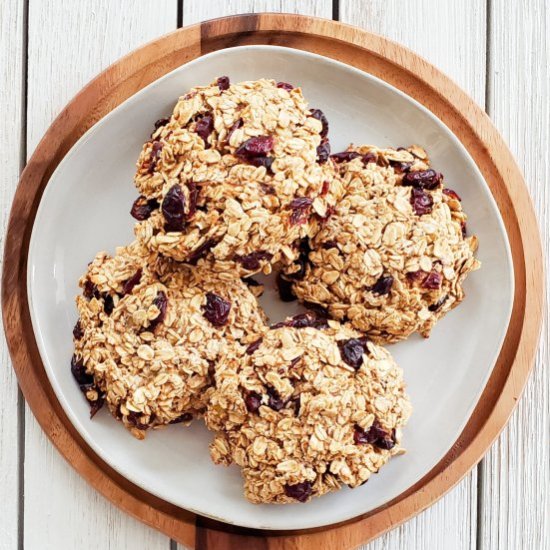 Cranberry Banana Breakfast Cookies