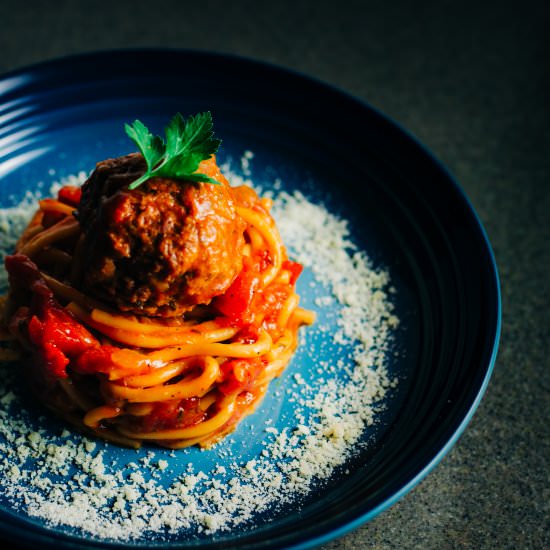 Instant Pot Spaghetti and Meatballs