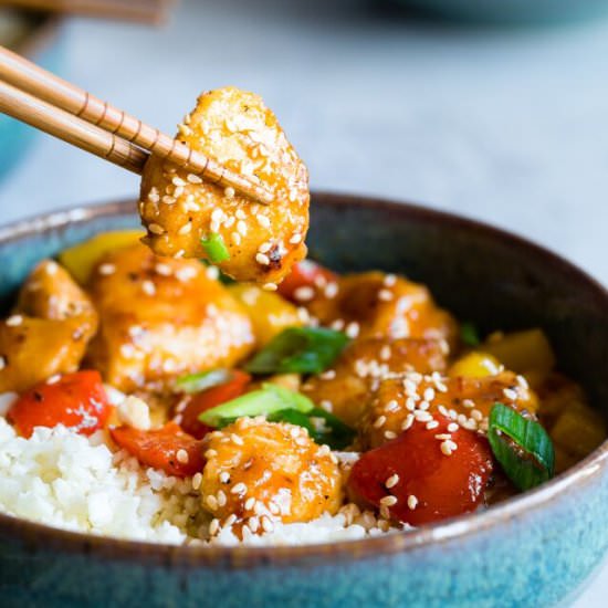 Whole30 Sweet and Sour Chicken