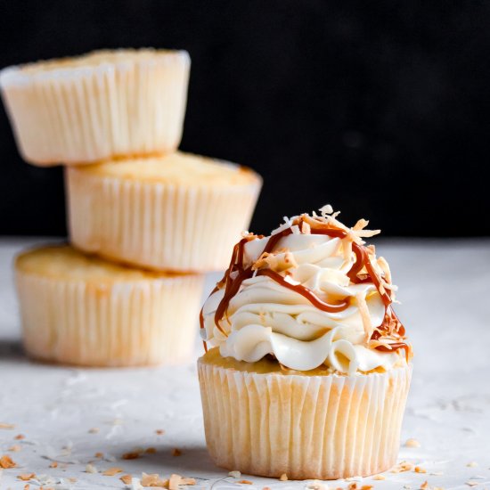 Coconut Dulche De Leche Cupcakes