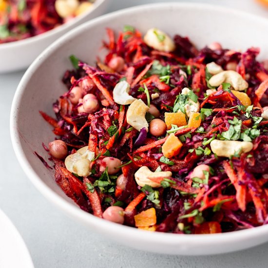 Winter Carrot & Beetroot Salad