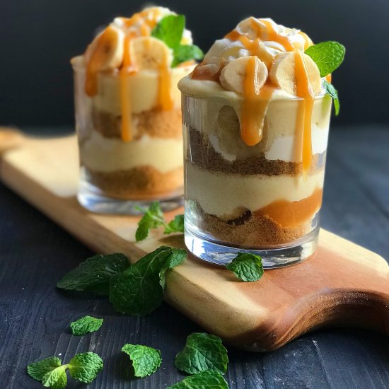 Banana and Caramel Dessert