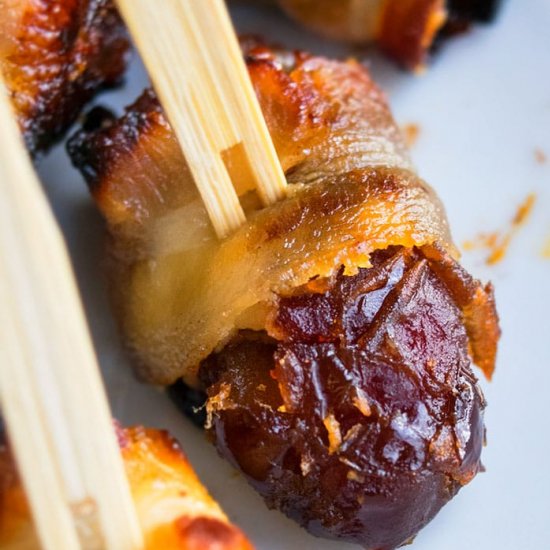 Bacon Wrapped Dates