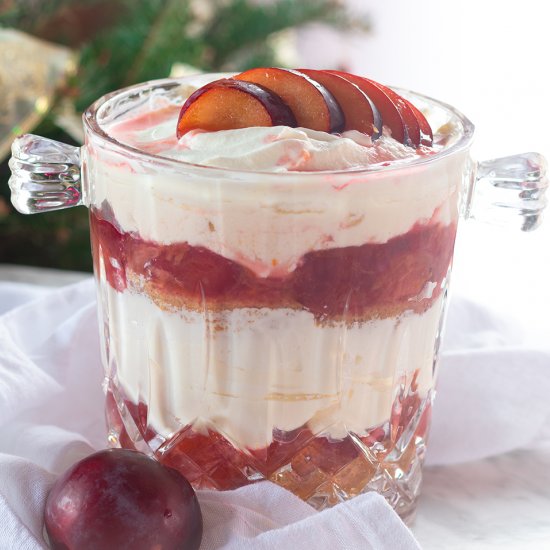 Plum Trifle