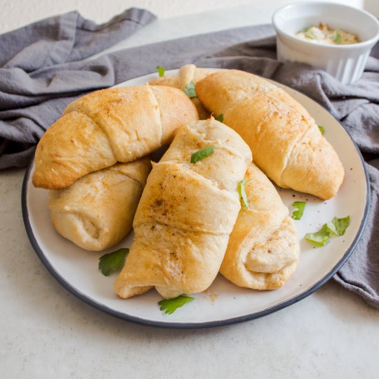 Crab Dip Crescent Rolls