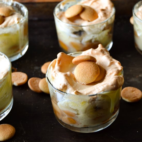 Old-fashioned banana pudding