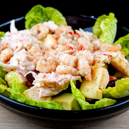 Hot Prawn Salad