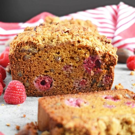 Raspberry Pecan Honey Bread