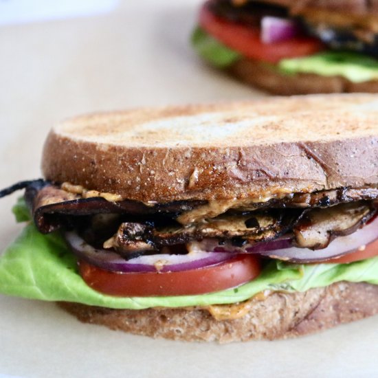 Vegan Portobello Mushroom BLT