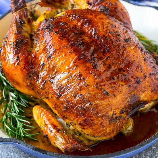 Roasted Chicken with Garlic & Herbs