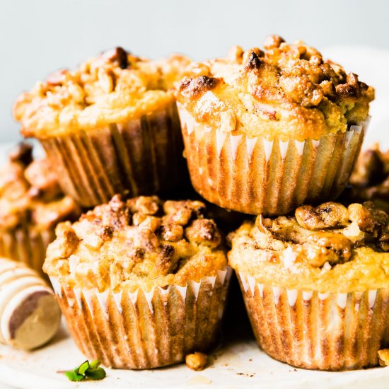 Paleo Spiced Pear Muffins