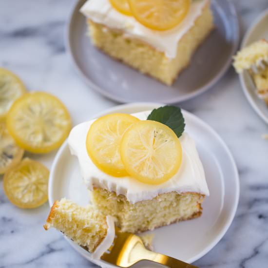 lemon sheet cake