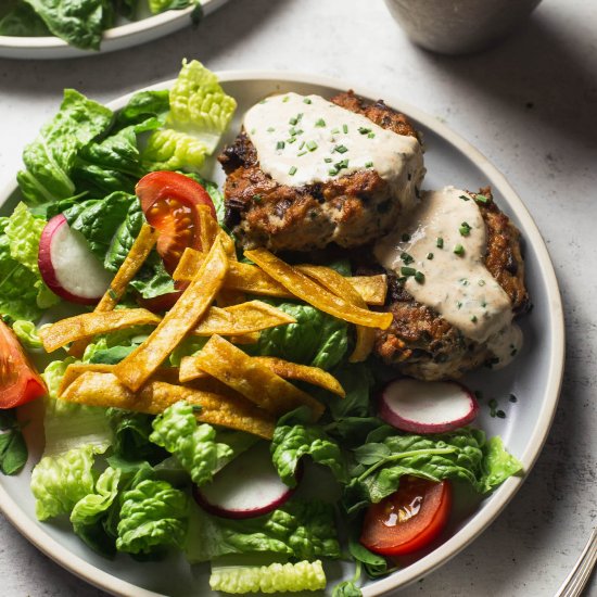 Black Bean Turkey Burgers