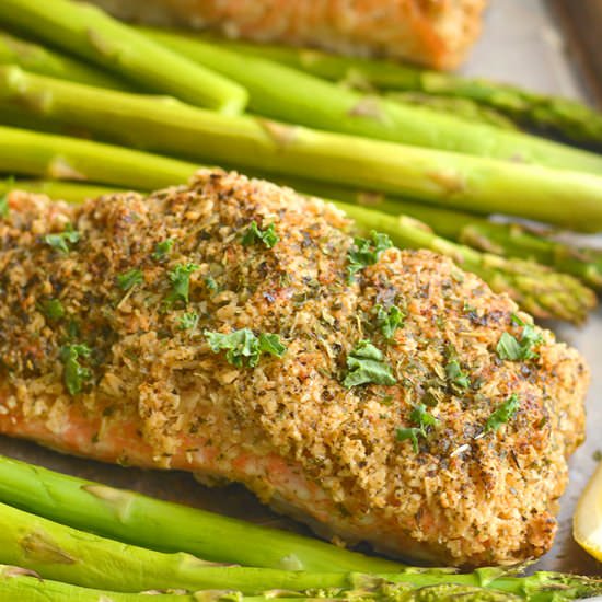 Oven Fried Salmon