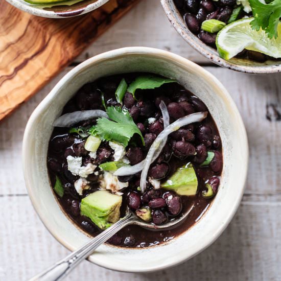 instant pot cuban black beans