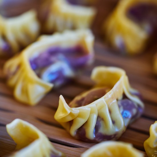 Sweet Potato Cabbage Dumplings