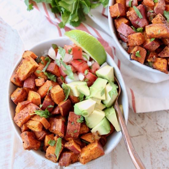 Mexican Sweet Potato Quinoa Bowl