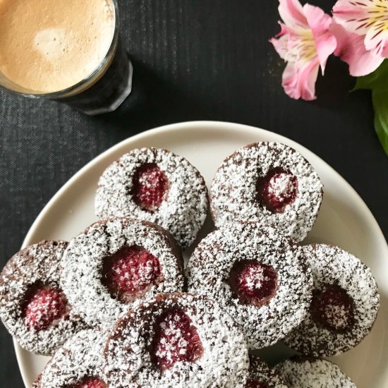 Chocolate Raspberry Tarts