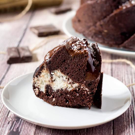 Chocolate Macaroon Bundt Cake