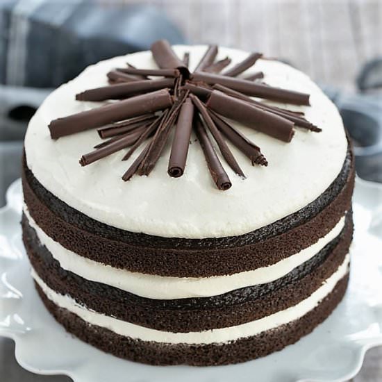 Triple Layer Chocolate Cake