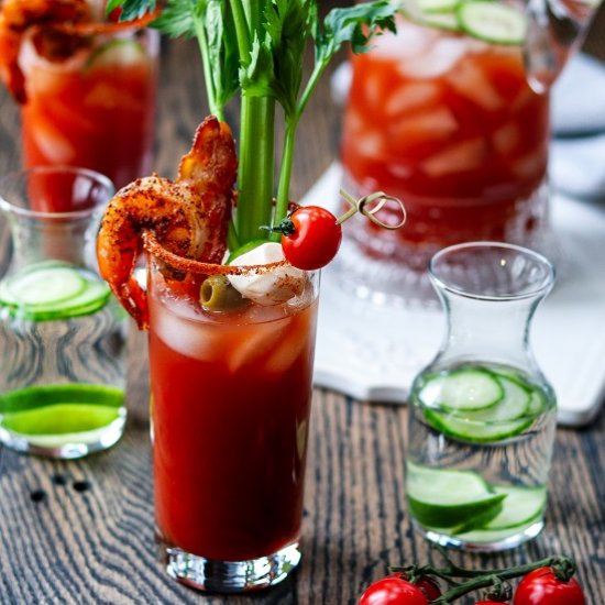 cucumber lime bloody mary