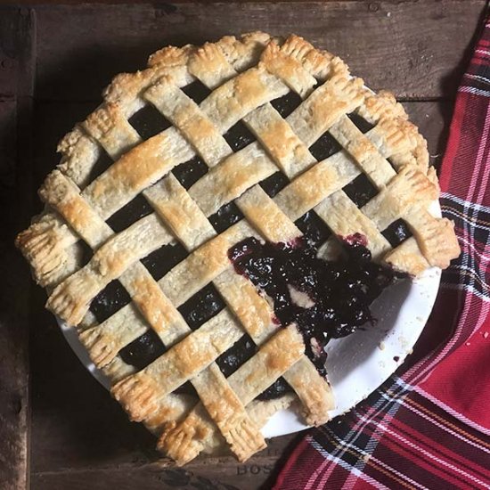 Blueberry Raspberry Pie