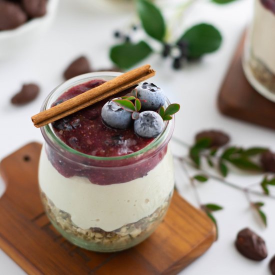 Cinnamon Cheesecake in a Jar