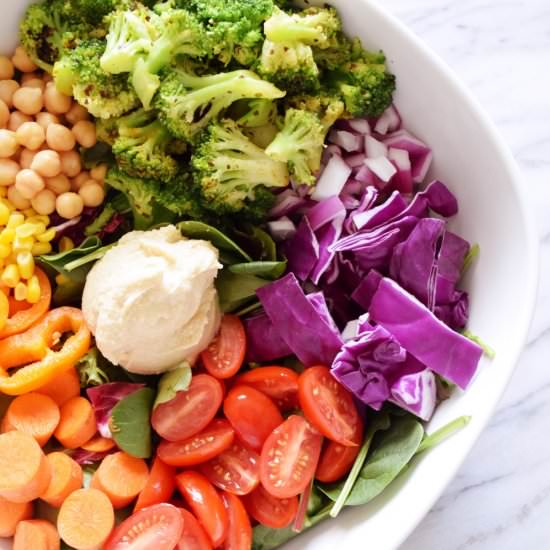 Vegan Rainbow Salad