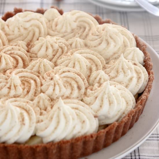 No Bake Banana Cream Pie